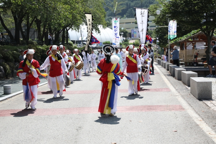 제22회 무주반딧불축제-산의실솟대세우기공연