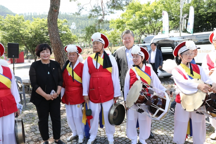 제22회 무주반딧불축제-산의실솟대세우기공연