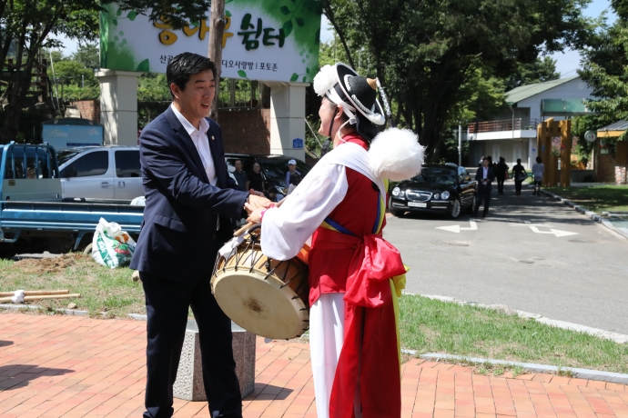 제22회 무주반딧불축제-산의실솟대세우기공연