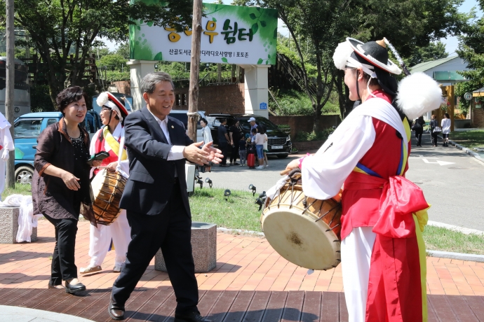 제22회 무주반딧불축제-산의실솟대세우기공연