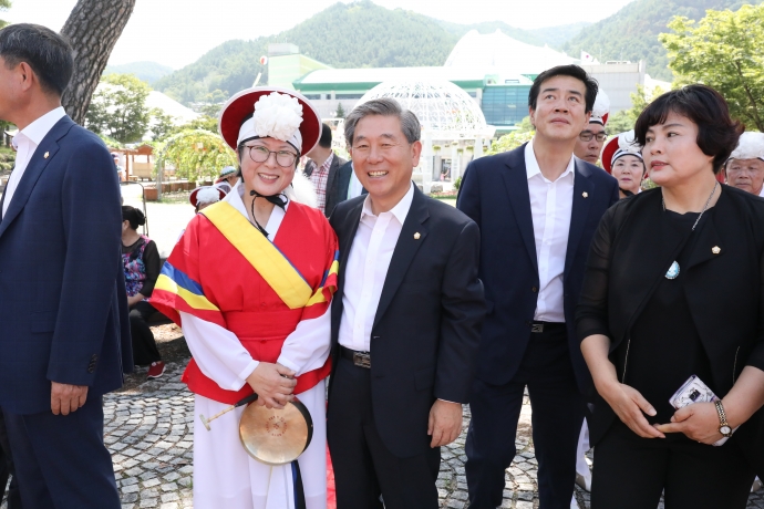 제22회 무주반딧불축제-산의실솟대세우기공연