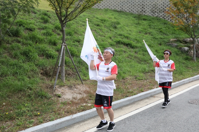 제99회 전국체전 및 제38회 장애인 전국체전 성화봉송