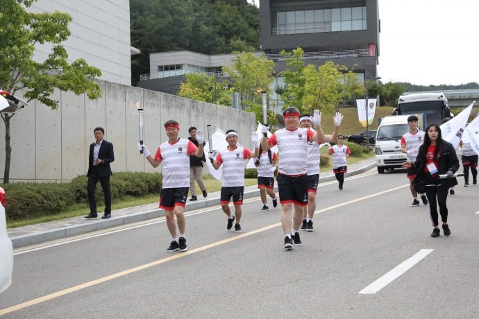 제99회 전국체전 및 제38회 장애인 전국체전 성화봉송