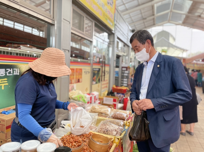 추석맞이 전통시장 장보기 캠페인-반딧불시장