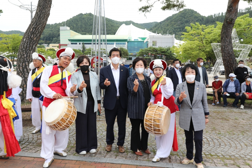 제26회 무주반딧불축제-산의실 솟대세우기 