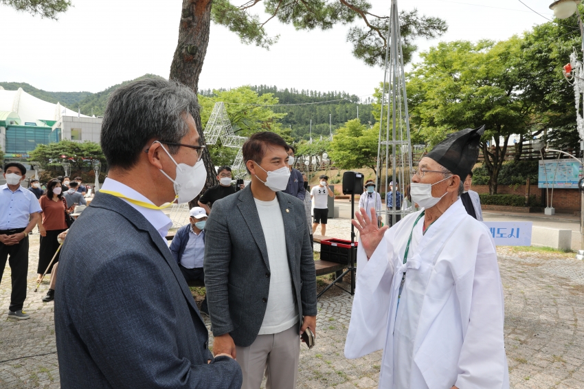 제26회 무주반딧불축제-산의실 솟대세우기 