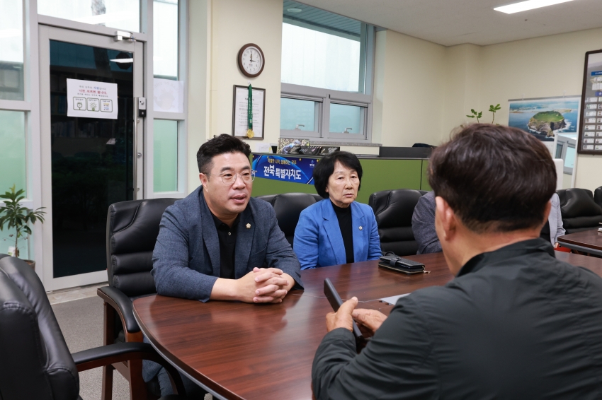 무주군의회 후반기 의장단 유관기관 방문