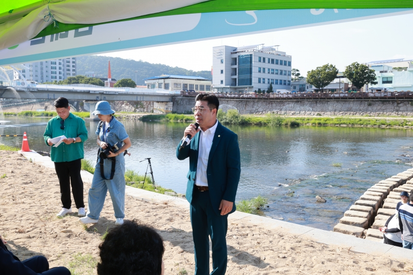 제28회 무주반딧불축제-남대천 생명플러스 치어방류