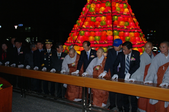 불기2557년도 초파일 무주군연등축제 및 불교대학 10주년 기념 법회