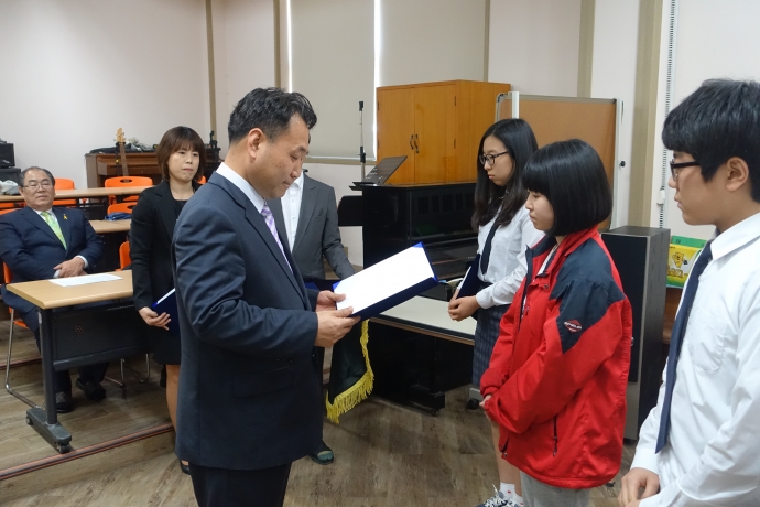 지역으뜸인재장학금및증서수여식-무풍고,설천고