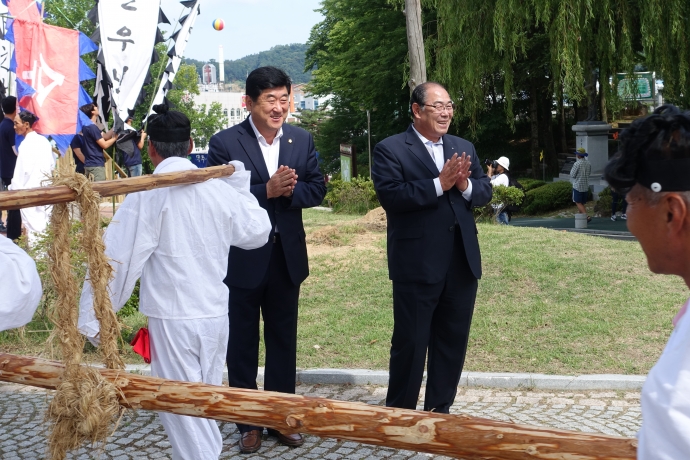 제19회 무주반딧불축제-산의실솟대세우기공연