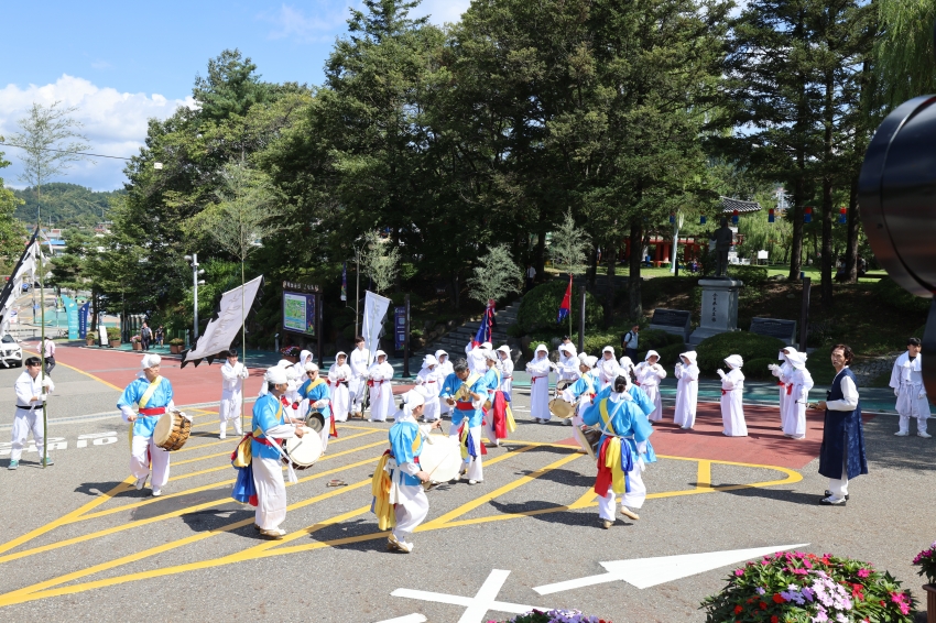 제29회 무주반딧불축제-산의실 솟대세우기