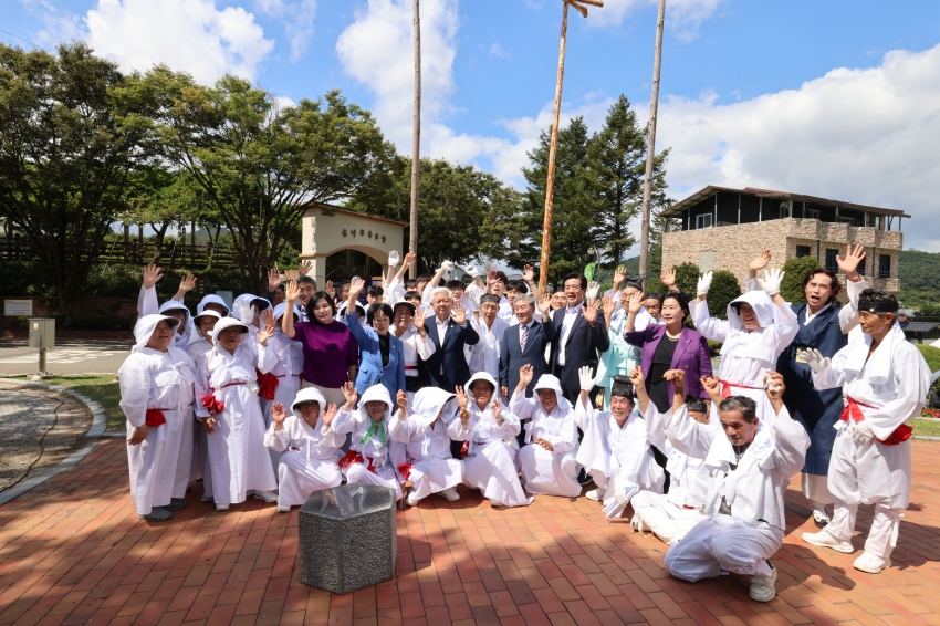 제29회 무주반딧불축제-산의실 솟대세우기