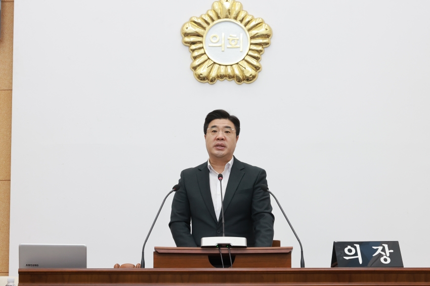 제322회 무주군의회 임시회 폐회