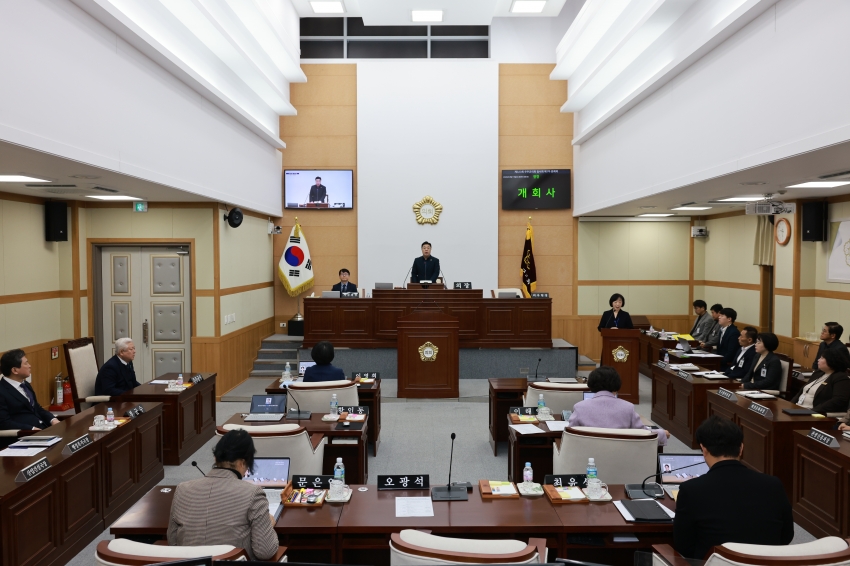 제323회 무주군의회 임시회