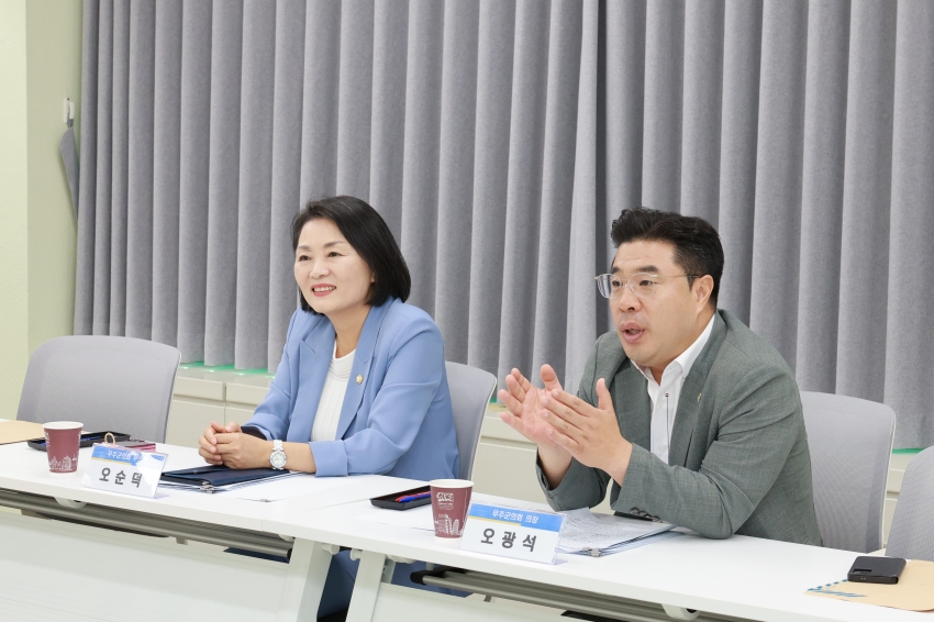 무주군의회 의장단-무주경찰서 간담회