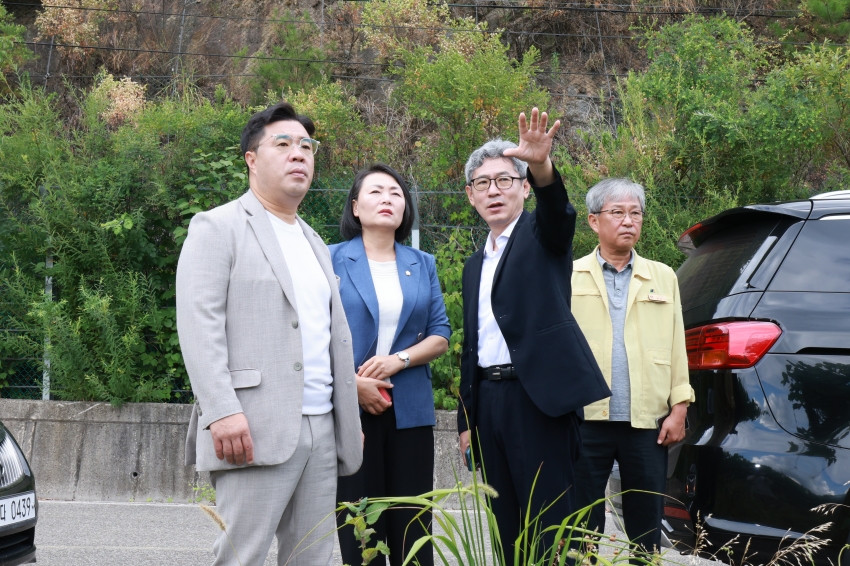 안성정수장 방문 점검