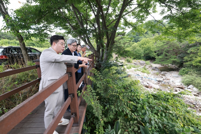안성정수장 방문 점검