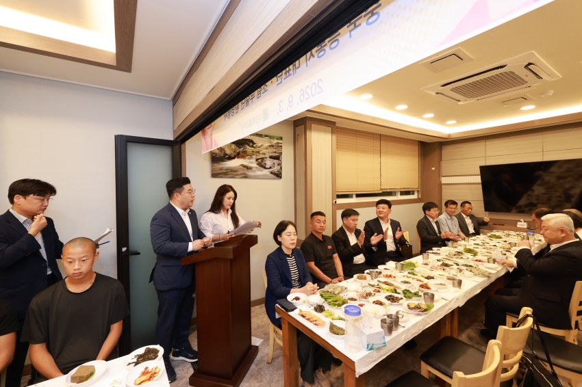 중국 등봉시 대표단, 소림무술단 환영행사